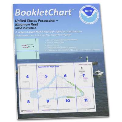 HISTORICAL NOAA Booklet Chart 83153: United States Possesion Kingman Reef