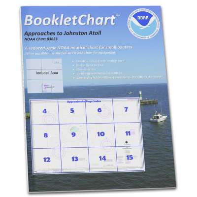 HISTORICAL NOAA Booklet Chart 83633: United States Possession Approaches to Johnston Atoll