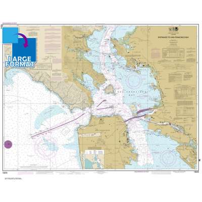 Pacific Coast Charts :Large Format NOAA Chart 18649: Entrance to San Francisco Bay