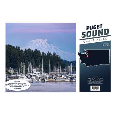 U.S. Region Chartbooks & Cruising Guides :Puget Sound Chart Atlas (12x18 spiral bound)