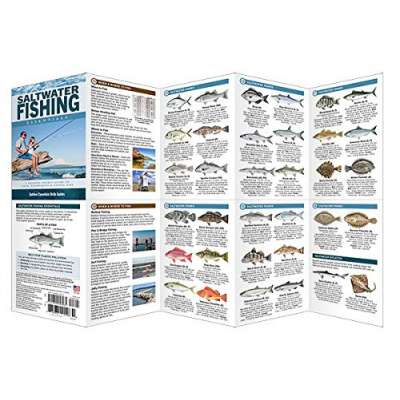 Saltwater Fishing Essentials: A Folding Pocket Guide to Gear, Techniques & Useful Tips