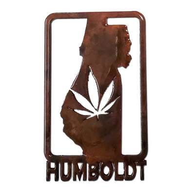Cannabis & Counterculture Books :Humboldt Leaf MAGNET