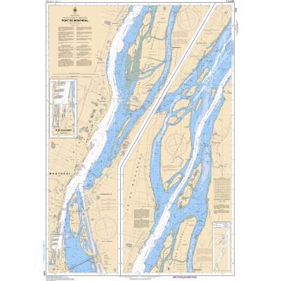 CHS Chart 1310: Port de Montréal