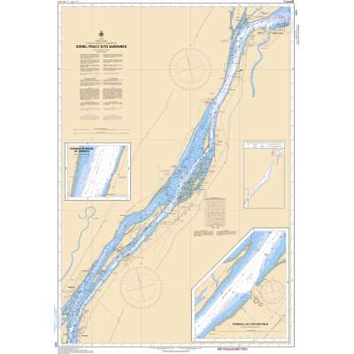 CHS Chart 1311: Sorel-Tracy à/to Varennes