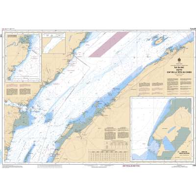 CHS Chart 1320: Île du Bic au/to Cap de la Tête au Chien