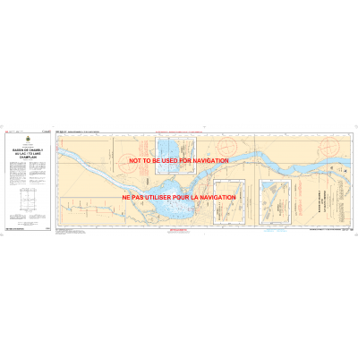 CHS Chart 1351: Bassin de Chambly au lac/to Lake Champlain