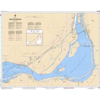 CHS Chart 1429: Canal de la Rive Sud