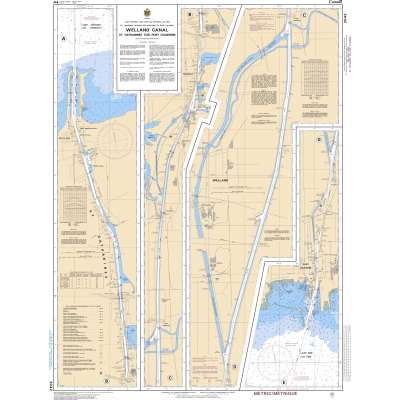 CHS Chart 2042: Welland Canal St.Catharines to/à Port Colborne