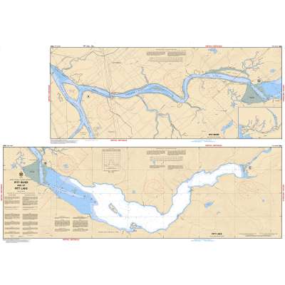 CHS Chart 3062: Pitt River and/et Pitt Lake