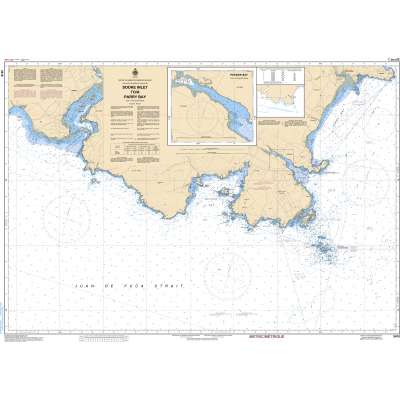 CHS Chart 3410: Sooke Inlet to/à Parry Bay