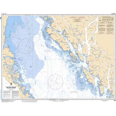 Pacific Region Charts :CHS Chart 3902: Hecate Strait