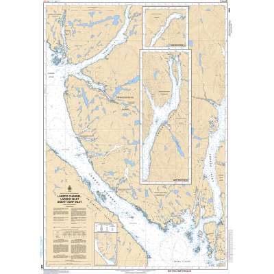 CHS Chart 3981: Laredo Channel and/et Laredo Inlet