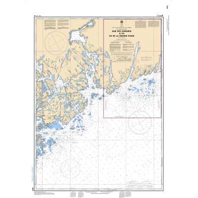 CHS Chart 4472: Baie des Homards à/to Île de la Grande Passe