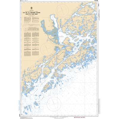 CHS Chart 4473: Île de la Grande Passe aux/to Îles Bun