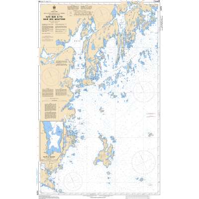 CHS Chart 4474: Îles Bun à/to Baie des Moutons