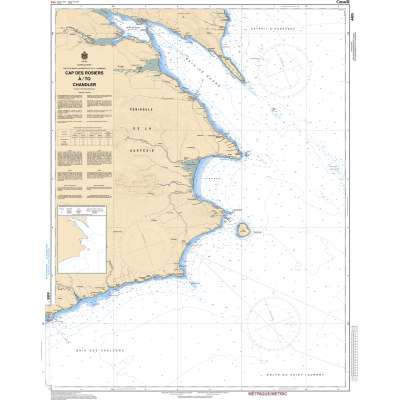 Quebec Region Charts :CHS Chart 4485: Cap des Rosiers à/to Chandler
