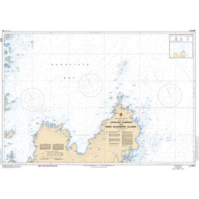 CHS Chart 4854: Catalina Harbour to / à Inner Gooseberry Islands