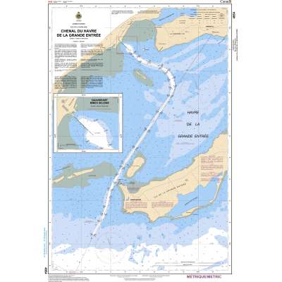 CHS Chart 4954: Chenal du Havre de la Grande Entrée