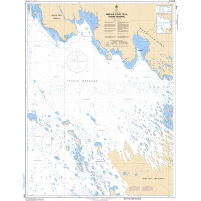 Central and Arctic Region Charts :CHS Chart 7738: Simpson Strait to/à Storis Passage