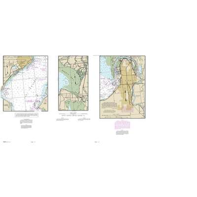 NOAA Chart 18423: Bellingham to Everett Including San Juan Islands; Blaine (7 PAGE FOLIO) Not updated since 2014