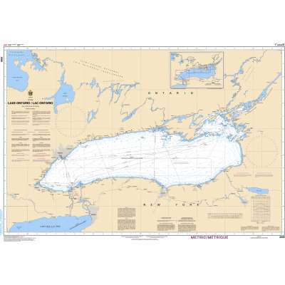 Central and Arctic Region Charts :CHS Chart 2000: Lake Ontario/Lac Ontario