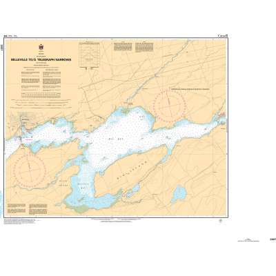 Central and Arctic Region Charts :CHS Chart 2007: Belleville to/à Telegraph Narrows