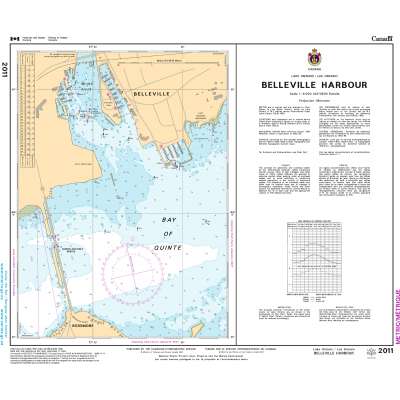 Central and Arctic Region Charts :CHS Chart 2011: Belleville Harbour