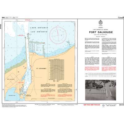 CHS Chart 2044: Port Dalhousie