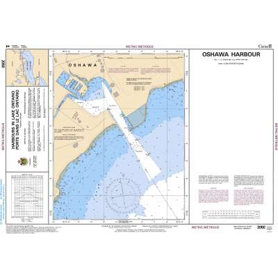 Central and Arctic Region Charts :CHS Chart 2050: Oshawa Harbour