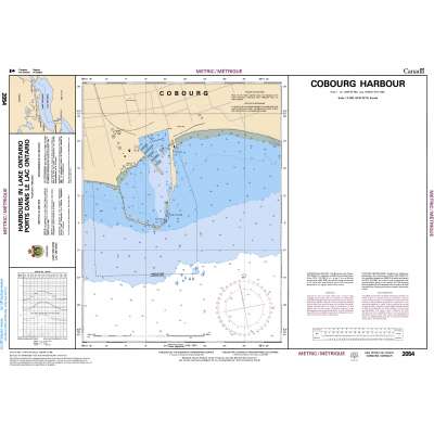 CHS Chart 2054: Cobourg Harbour
