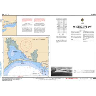 Central and Arctic Region Charts :CHS Chart 2055: Frenchman's Bay