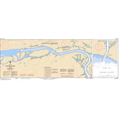 CHS Chart 2140: Port Maitland to/à Dunnville