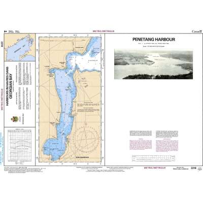 Central and Arctic Region Charts :CHS Chart 2218: Penetang Harbour