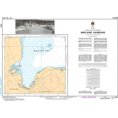Central and Arctic Region Charts :CHS Chart 2221: Midland Harbour