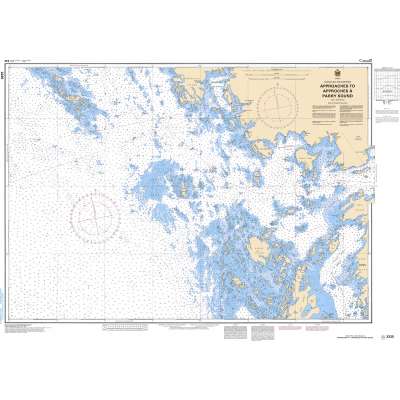 CHS Chart 2225: Approaches to/Approches à Parry Sound