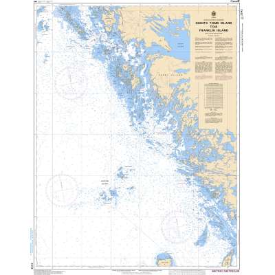 CHS Chart 2242: Giants Tomb Island to/à Franklin Island