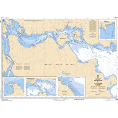 CHS Chart 2250: Bruce Mines to/à Sugar Island