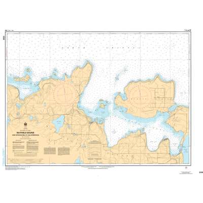 Central and Arctic Region Charts :CHS Chart 2258: Bayfield Sound and Approaches/et les approches