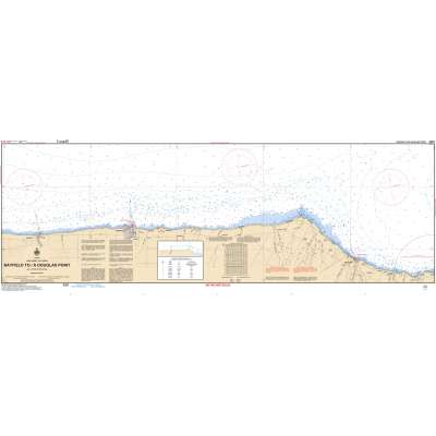Central and Arctic Region Charts :CHS Chart 2261: Bayfield to/à Douglas Point