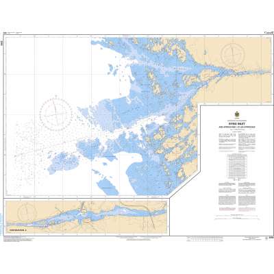 CHS Chart 2293: Byng Inlet and Approaches / et les approches