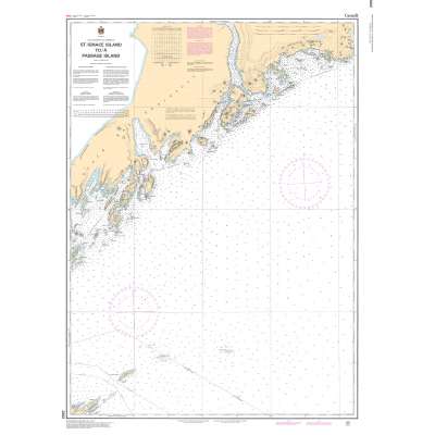 CHS Chart 2302: St. Ignace Island to/à Passage Island