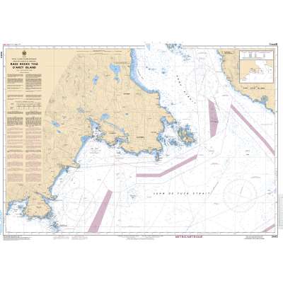 CHS Chart 3440: Race Rocks to/à D'Arcy Island