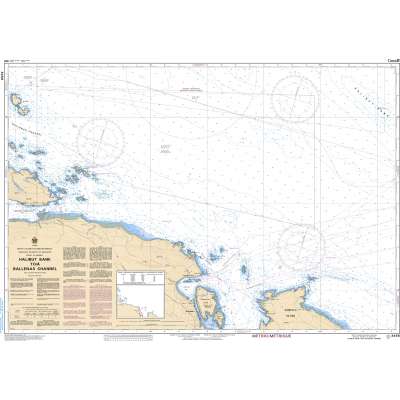 CHS Chart 3456: Halibut Bank to/à Ballenas Channel