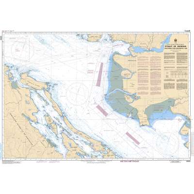 Pacific Region Charts :CHS Chart 3463: Strait of Georgia, Southern Portion/Partie Sud
