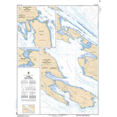 Pacific Region Charts :CHS Chart 3477: Plans - Gulf Islands