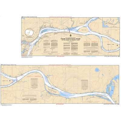 CHS Chart 3489: Fraser River/Fleuve Fraser, Pattullo Bridge to/à Crescent Island