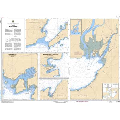 CHS Chart 3534: Plans - Howe Sound