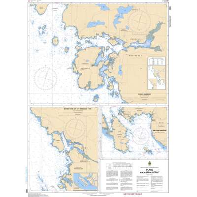 CHS Chart 3535: Plans - Malaspina Strait