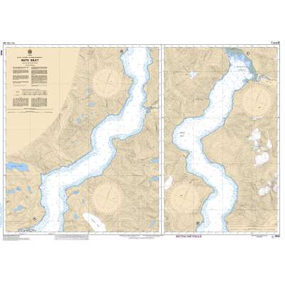 CHS Chart 3542: Bute Inlet