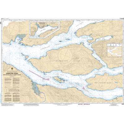 CHS Chart 3544: Johnstone Strait, Race Passage and/et Current Passage